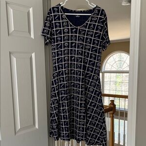 Svaha Dewey Decimal Patterned Dress
